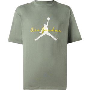 Jordan Shirt 'BRK ESS 85'  geel / lichtgroen / wit