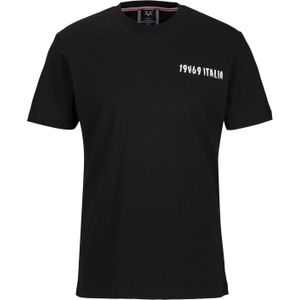 19V69 ITALIA Shirt 'Rafael Carrier 4'  beige / rood / zwart / wit