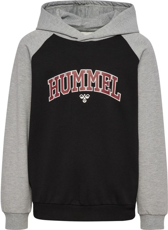 Hummel - Essen - Sweatshirt - Grijs/Zwart - Met Capuchon