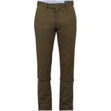 Stoffen broek met achterzakken