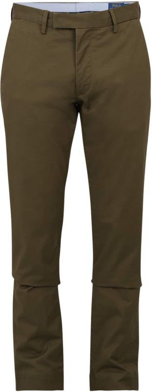 Stoffen broek met achterzakken