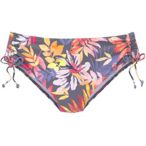 Look - Floral Bikinibroekje - Grijs - Polyamide