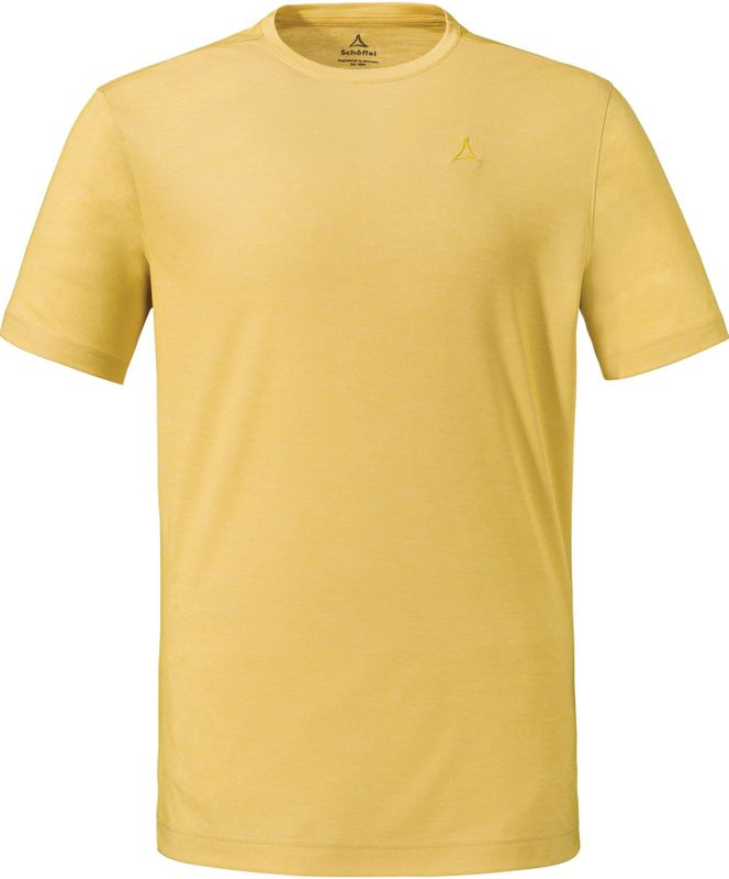 Schöffel - Urban T Shirt Style Galerne MNS - Functioneel Shirt - Geel - Korte Mouwen