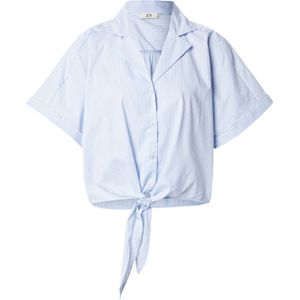 JDY Blouse 'JDYMIO'  lichtblauw / wit