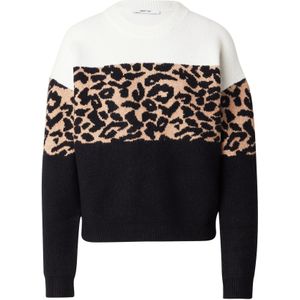 ABOUT YOU Trui 'Sydney'  beige / zwart / wit