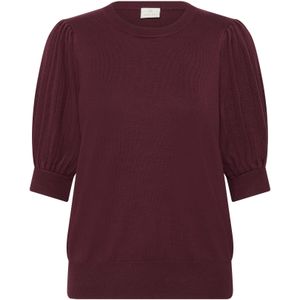 Kaffe Trui 'Alone'  bordeaux