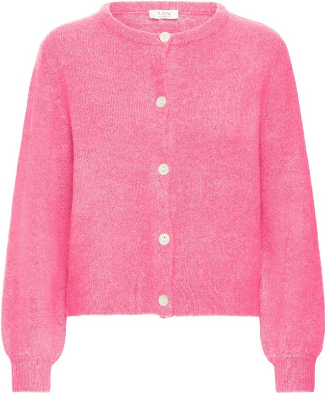 b.young Gebreid vest 'BYNimma'  lichtroze