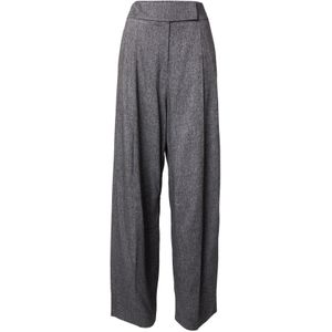 BOSS Bandplooibroek 'Telda'  donkergrijs