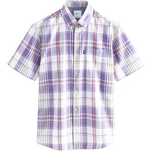 Next Overhemd  lila / donkerlila / offwhite