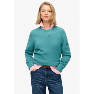 Trui met een ronde hals voor vrouwen Superdry Slouchy