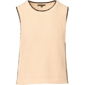 Adrianna Papell Gebreide top  beige