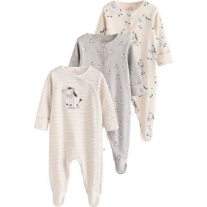 Next Rompertje/body  crème / nude / chamois / grijs