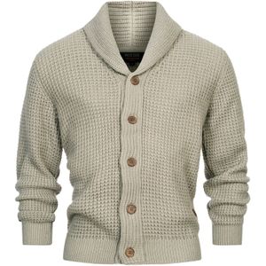 INDICODE JEANS Gebreid vest ' Brandox '  greige