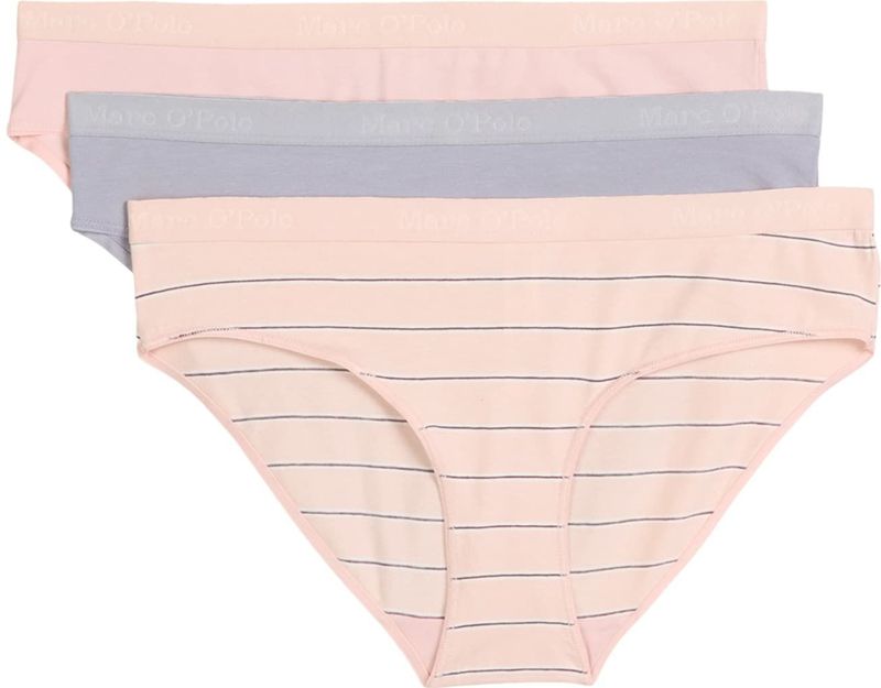 Marc O'Polo - Slip - Effen - Katoenmix - Set van 3 stuks