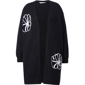 MIAMODA Gebreid vest  zwart