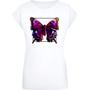 F4NT4STIC Shirt  lila / zwart / wit