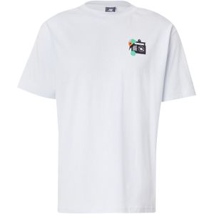 new balance Shirt  lichtblauw / lichtgroen / oranje / zwart