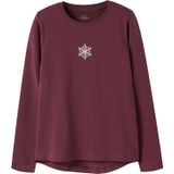 NAME IT Shirt 'NKFVIX'  bourgogne / wit