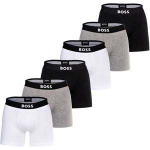BOSS Boxershorts  grijs / zwart / wit