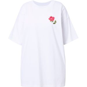 Studio Untold Shirt  groen / rosa / wit