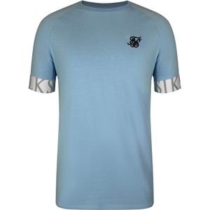 SikSilk Shirt  blauw / grijs