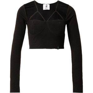 VIERVIER Shirt 'Joline'  zwart