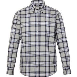 Men Plus Overhemd  blauw / grijs