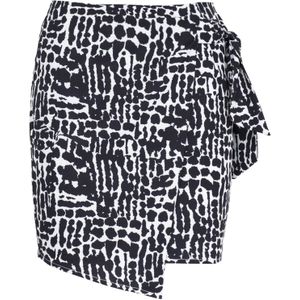 Influencer Rok  zwart / wit