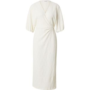 EDITED - Beeke - Jurk - Wit - 3/4 Lengte - Wikkel Design