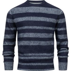 INDICODE JEANS Trui 'INKalle'  lichtblauw / donkerblauw