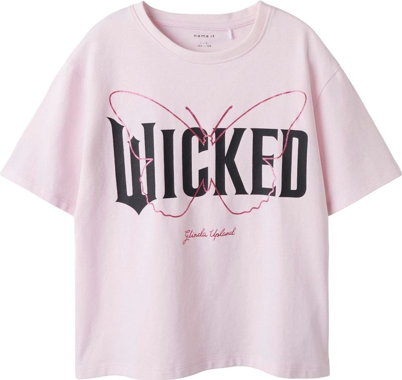 NAME IT Shirt  cyclaam / rosa / zwart