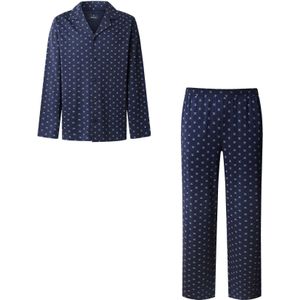 Hackett London Pyjama lang  royal blue/koningsblauw