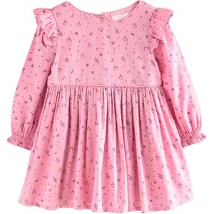 Next Jurk  crème / pink / zwart