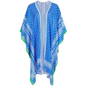 CODELLO Tuniek  royal blue/koningsblauw / grasgroen / wit