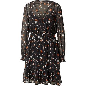 ABOUT YOU Jurk 'Norina'  oranje / zwart / wit