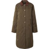 PIECES - PCJORMA - Tussenmantel - Donkergroen