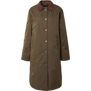 PIECES - PCJORMA - Tussenmantel - Donkergroen