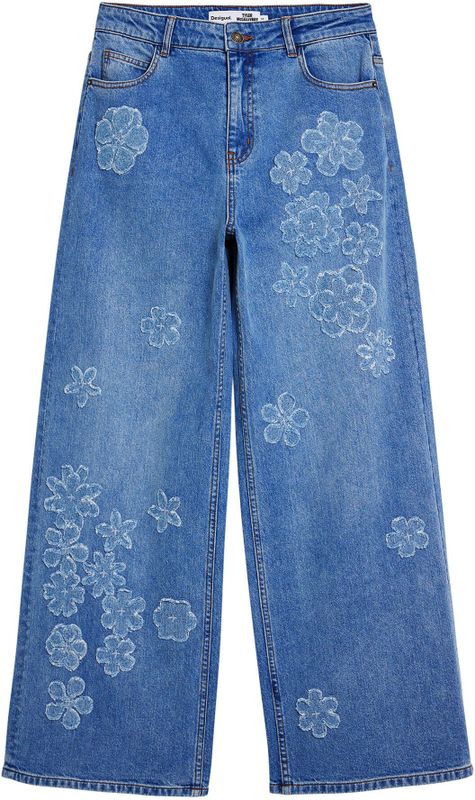 Tyler McGillivary - Wide Leg Jeans - Bloemendetail