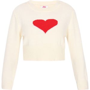 MYMO Trui  rood / offwhite