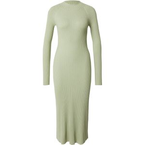 EDITED Gebreide jurk 'Audelia'  lichtgroen