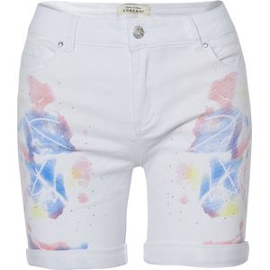 KOROSHI Jeans  hemelsblauw / limoen / oudroze / white denim