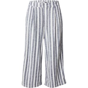 ONLY Bandplooibroek 'ONLCARISA'  nachtblauw / wit