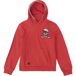 KOROSHI Sweatshirt  lichtgrijs / donkeroranje / zwart