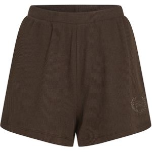 Karl Lagerfeld Broek 'Crest'  donkerbruin