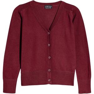 Next Gebreid vest  bourgogne