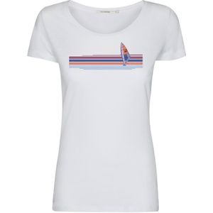 GREENBOMB Shirt 'Nature Windsurf'  donkerblauw / braam / koraal / wit