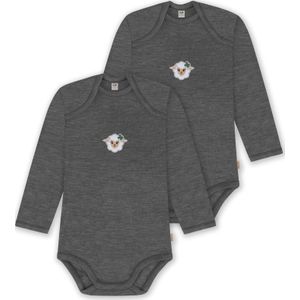 normani Rompertje/body 'Auckland'  beige / antraciet / wit