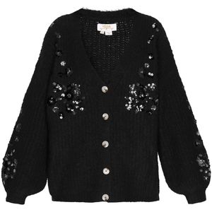 usha FESTIVAL Gebreid vest  zwart