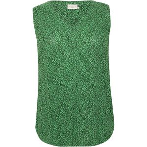 KAFFE CURVE Blouse 'Isma'  groen / donkergroen