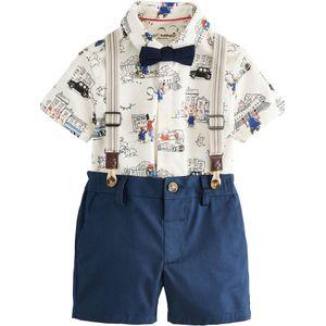 Next Set  blauw / rood / zwart / wit